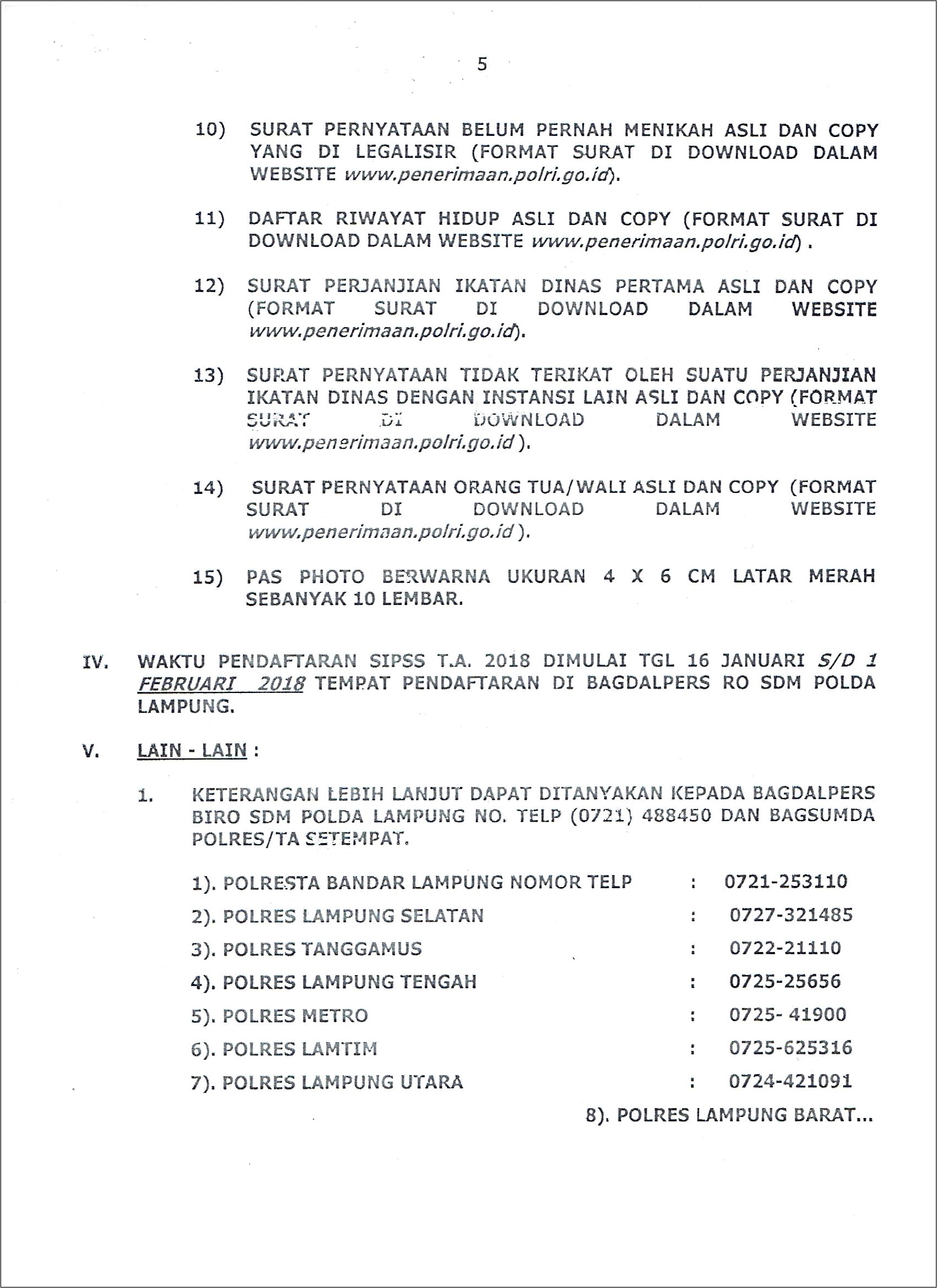 Contoh Draft Surat Ikatan Terikat Dinas