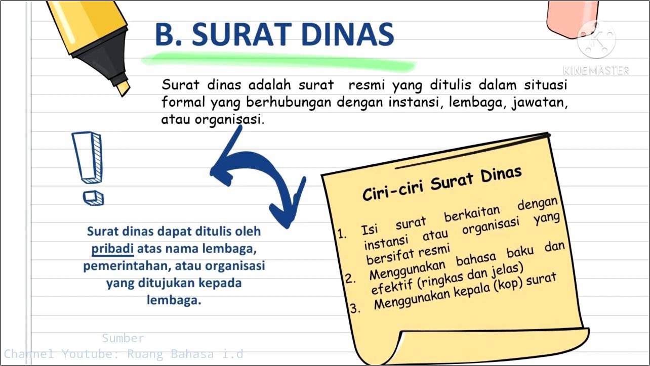 Contoh Konsep Surat Dinas Menggunakan Atas Nama