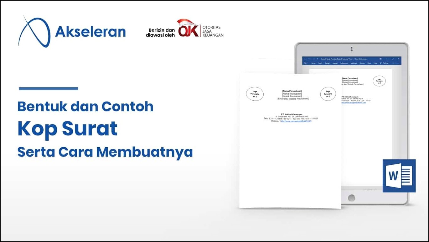 Contoh Kop Surat Perusahaan Elektronik