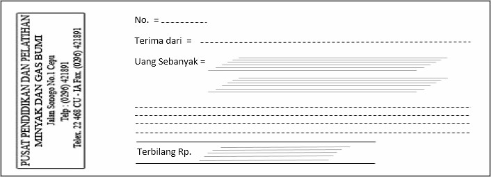 Contoh Kwitansi Menggunakan Kop Surat Perusahaan