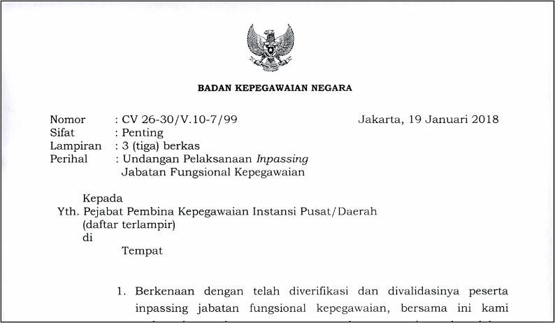 Contoh Lampiran Surat Undangan Peserta