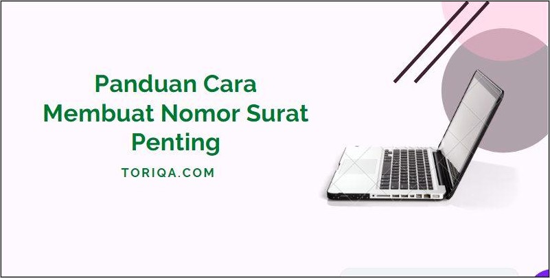 Contoh Nomor Kode Surat Dinas