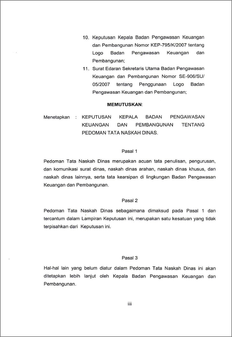 Contoh Nota Dinas Penerusan Berkas Surat