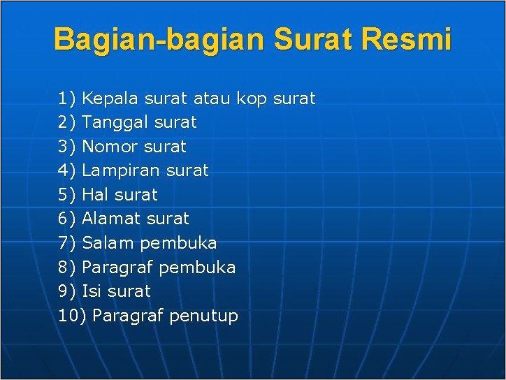 Contoh Paragraf Pembuka Surat Dinas