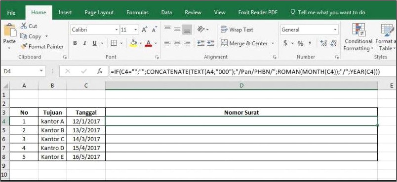 Contoh Penulisan Nomor Surat Undangan Rapat