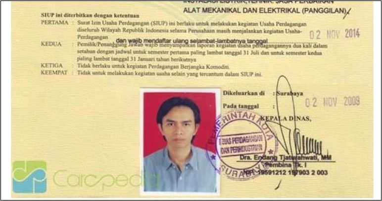 Contoh Soal Materi Siup Surat Ijin Usaha Perdagangan