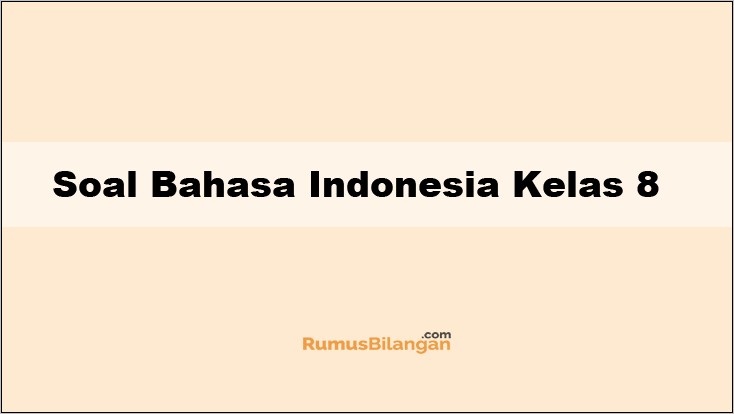 Contoh Soal Surat Dinas Kelas 8