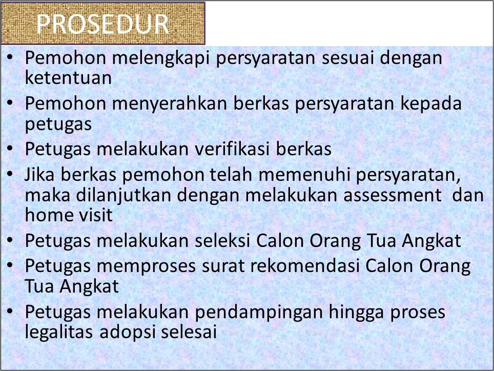 Contoh Surat Adopsi Anak Ke Dinas Sosial