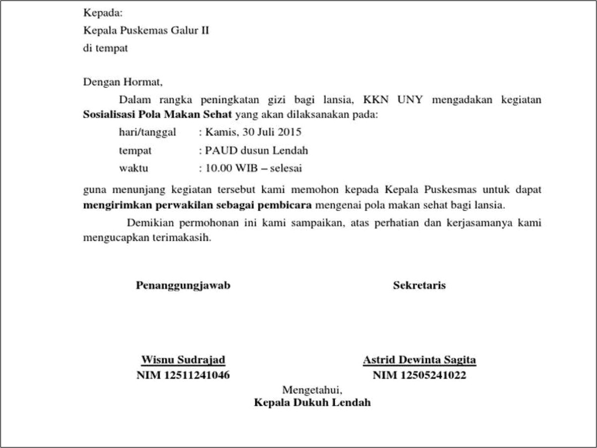 Contoh Surat Audiensi Kegiatan Mahasiswa Ke Perusahaan