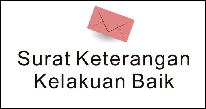 Contoh Surat Berkelakuan Baik Dari Perusahaan