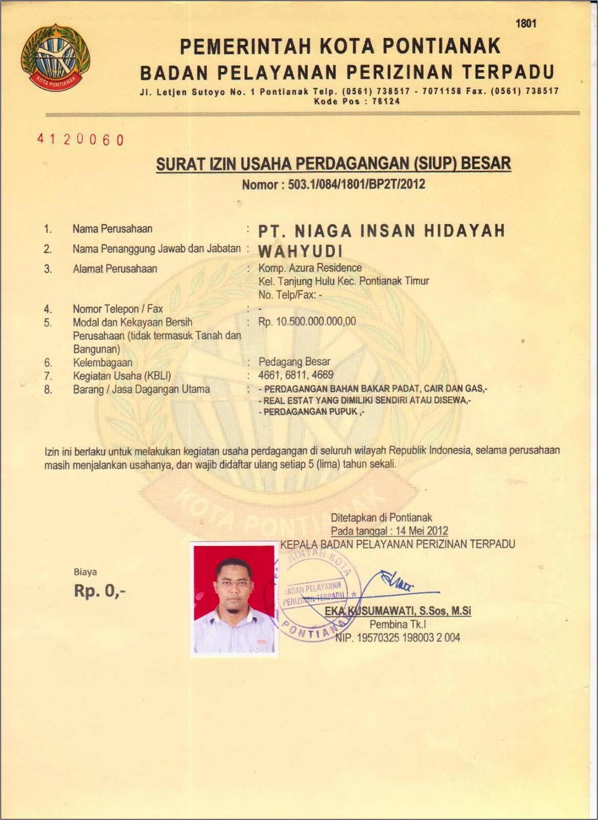 Contoh Surat Bisnis Perusahaan Hukum