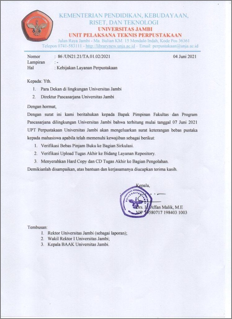 Contoh Surat Bukti Telah Menyerahkan Skripsi Dari Perusahaan