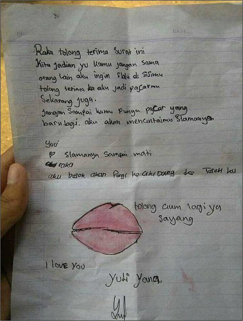 Contoh Surat Cinta Untuk Perusahaan