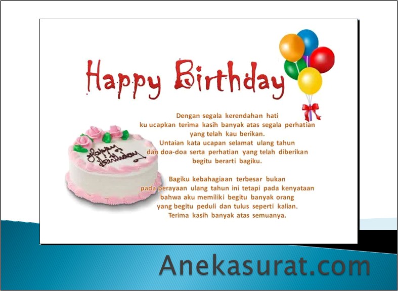 Contoh Surat Dinas Biasa