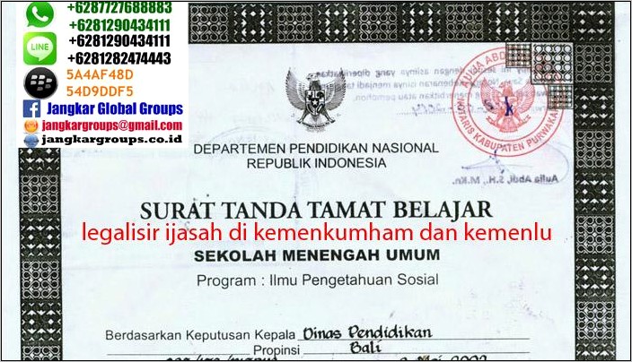 Contoh Surat Dinas Kemenlu Pakai Bahasa Inggris