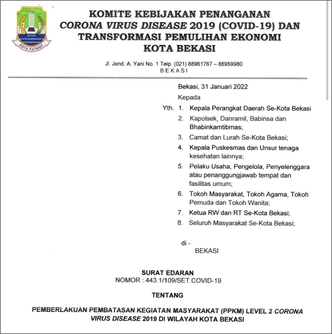 Contoh Surat Dinas Kesediaan Menjadi Tuan Rumah Kegiatan