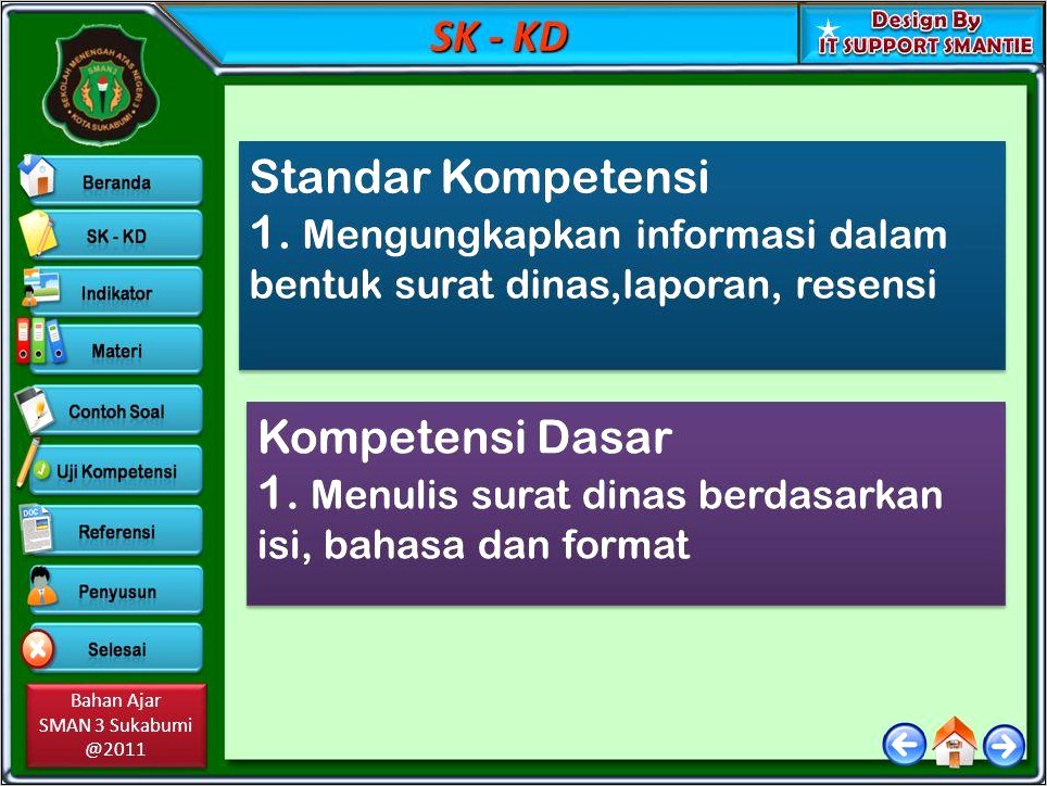 Contoh Surat Dinas Mapel B Indonesia