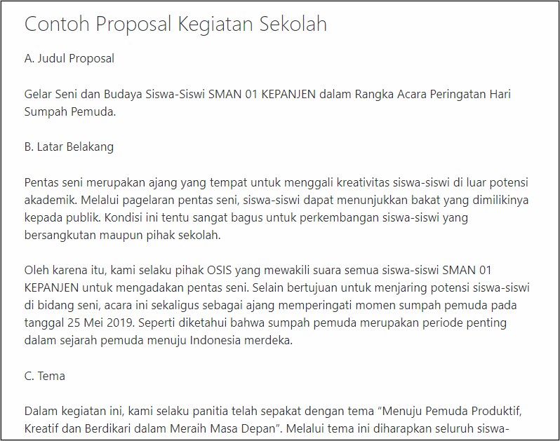 Contoh Surat Dinas Osis Acara Mabit