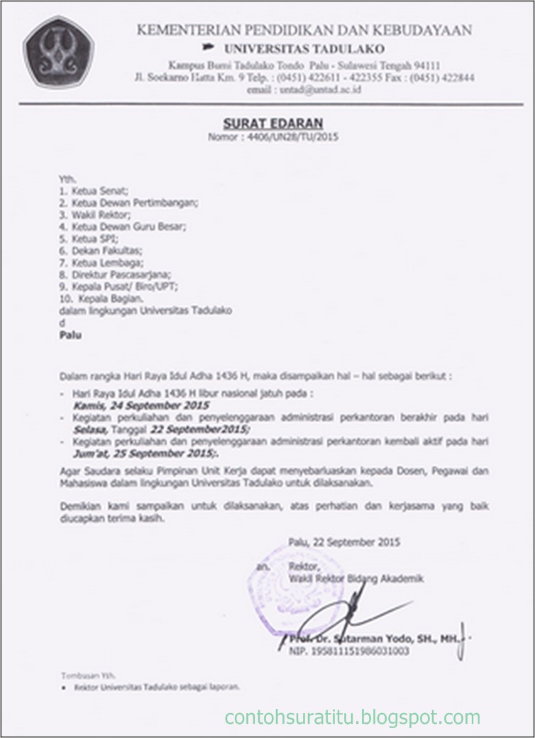 Contoh Surat Dinas Pemberitahuan Produk