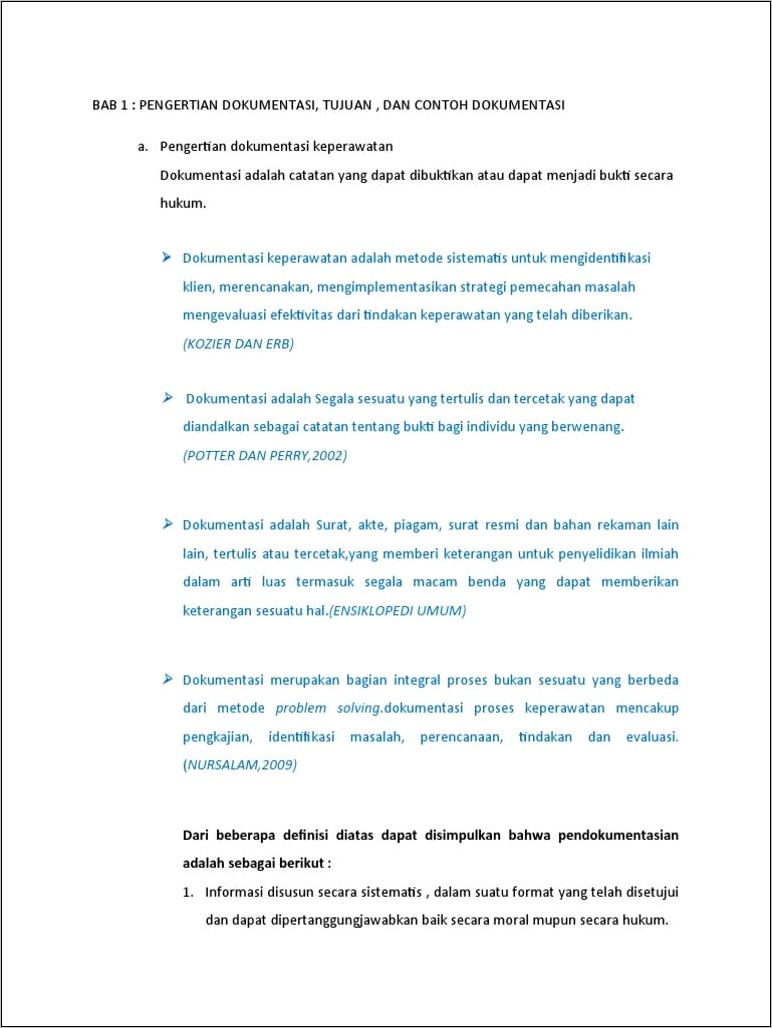 Contoh Surat Dinas Pendokumentasian