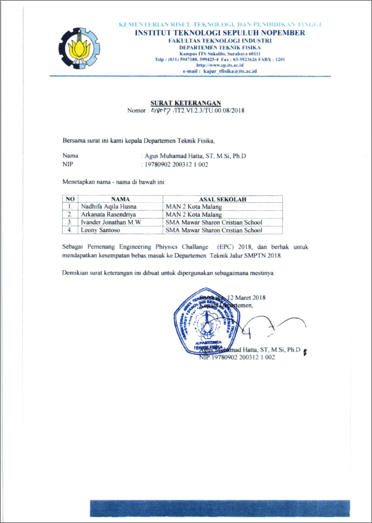 Contoh Surat Dinas Pupr Ekstern Tamu Banyak