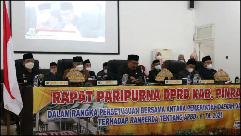 Contoh Surat Dinas Rapat Paripurna