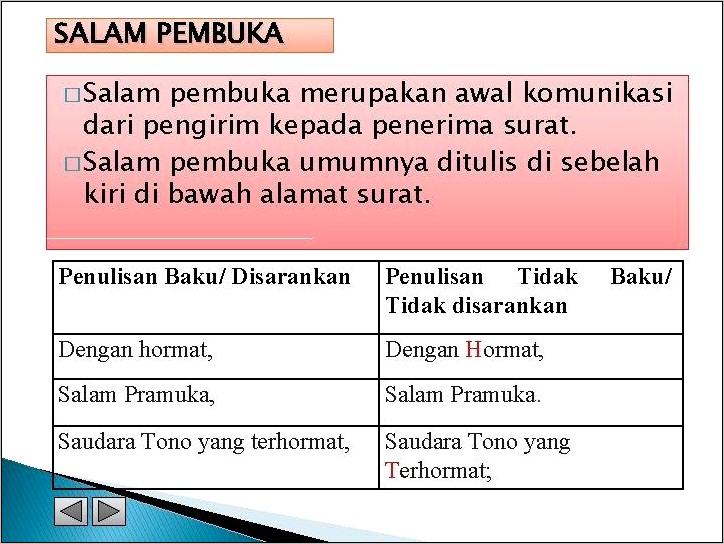 Contoh Surat Dinas Tentang Pramuka Dengan Salam Penutup