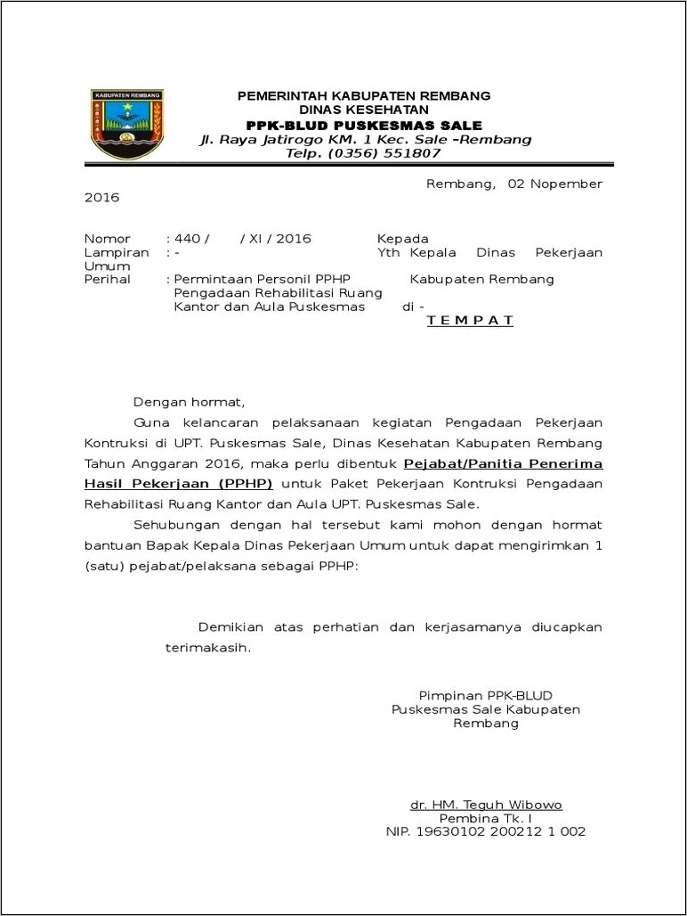 Contoh Surat Dinas Tentang Rekomendasi Dinas Tentang Umroh