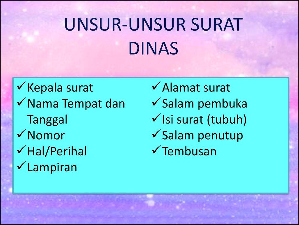 Contoh Surat Dinas Yang Terdapat Unsur Tembusan