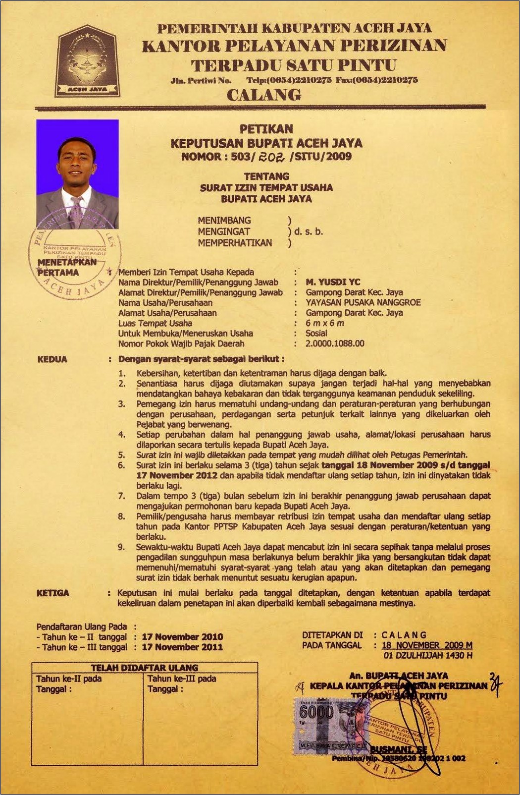 Contoh Surat Document Amdal Usaha