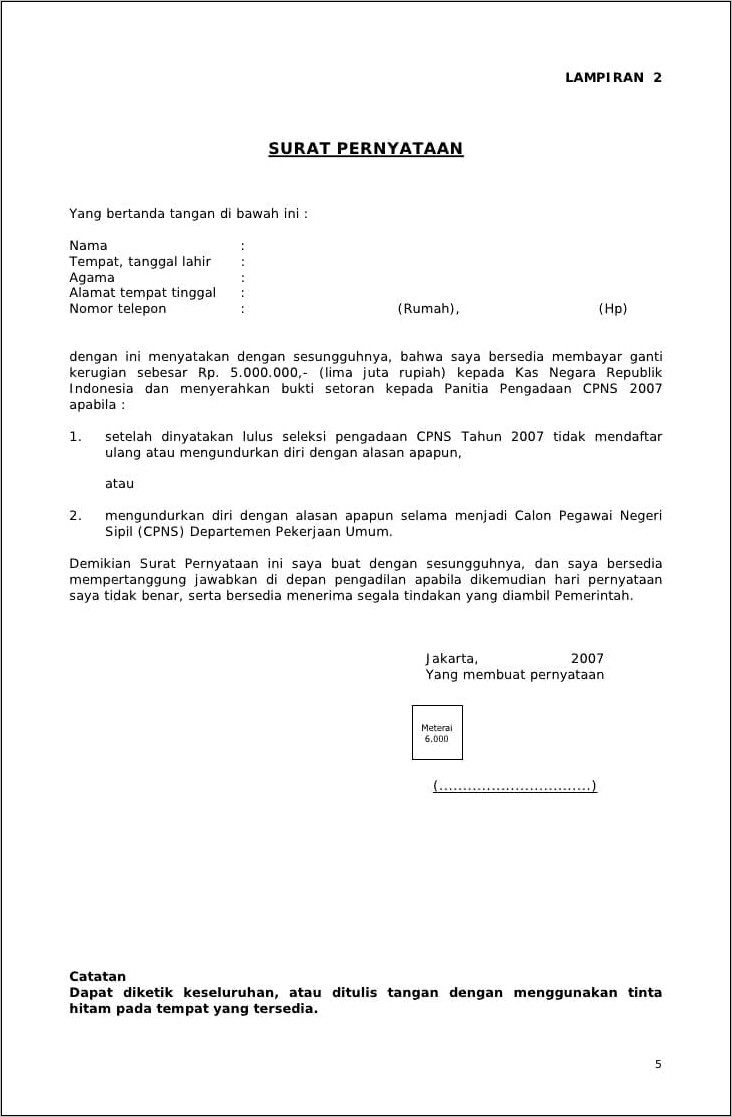 Contoh Surat Dokumentasi Perizinan Bawa Hp Konsinyasi