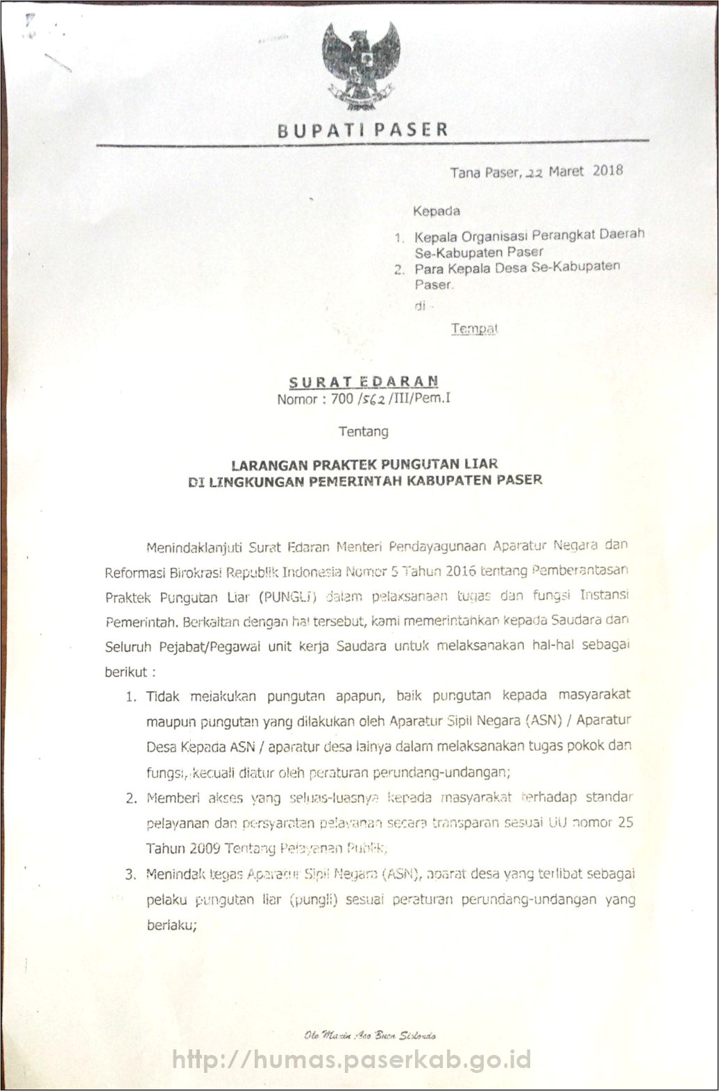 Contoh Surat Himbauan Perusahaan