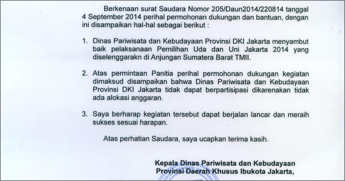 Contoh Surat Ijin Peminjaman Taman Di Dinas Lh Surabaya