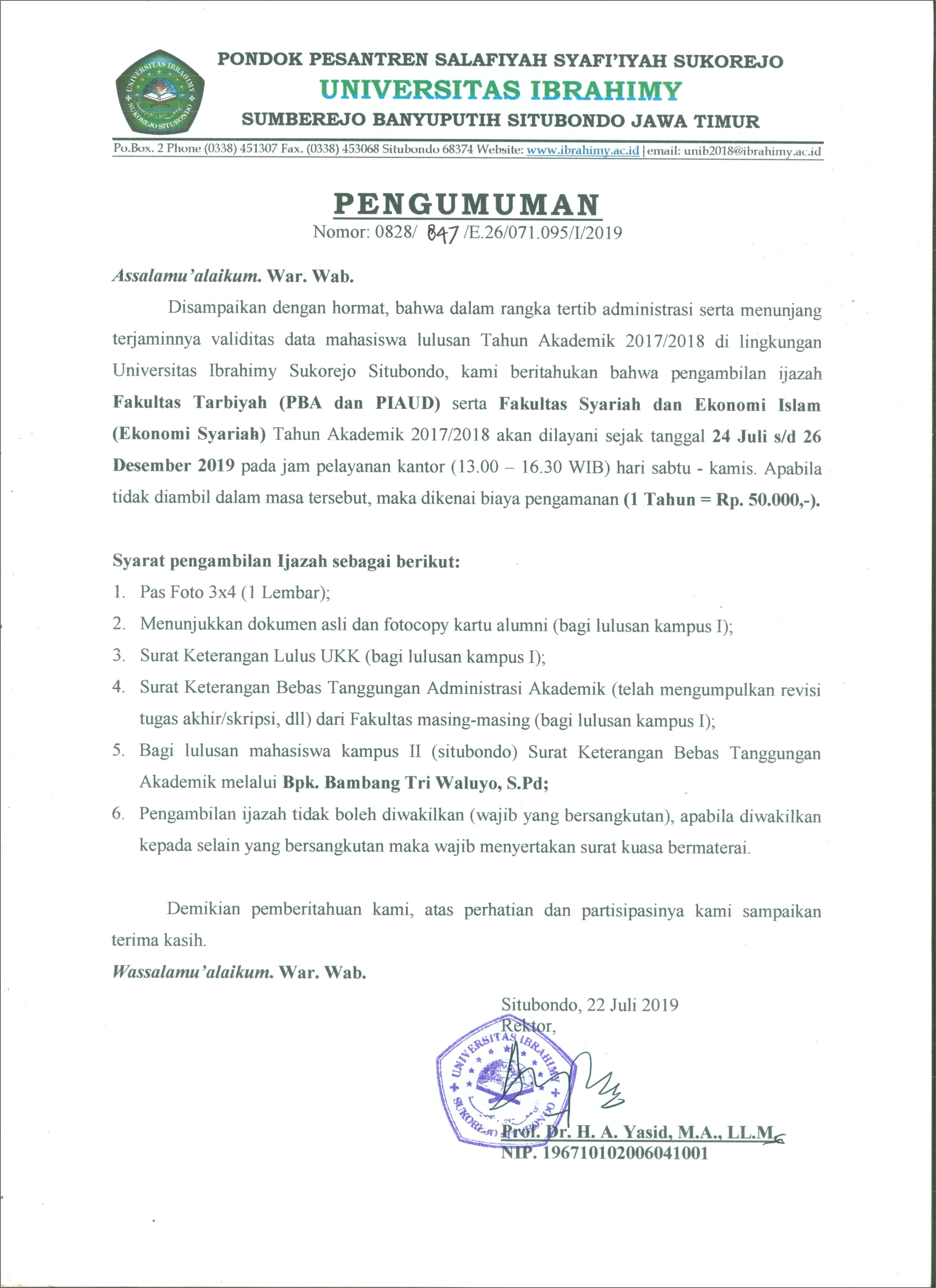 Contoh Surat Izin Mengambil Ijazah Di Perusahaan