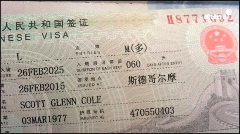 Contoh Surat Izin Orangtua Untuk Visa China