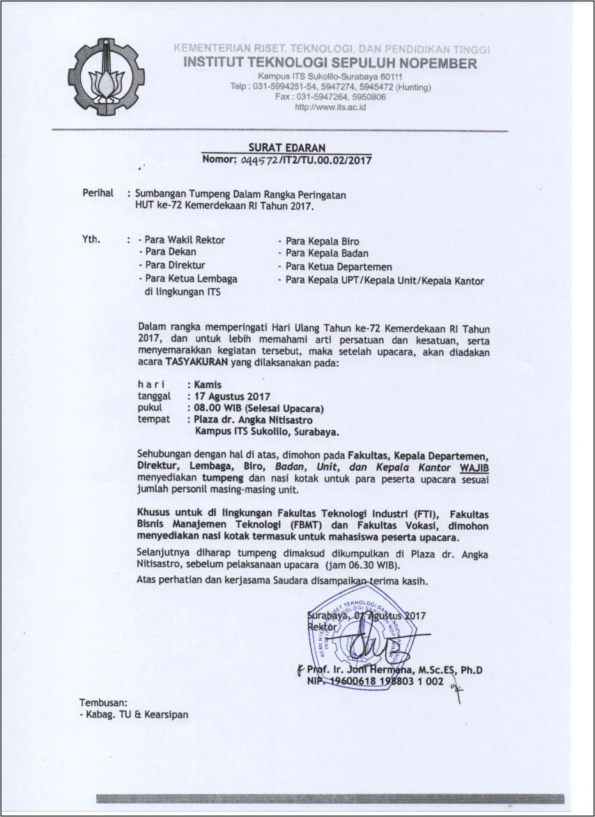 Contoh Surat Izin Peminjaman Taman Di Dinas Lh Surabaya