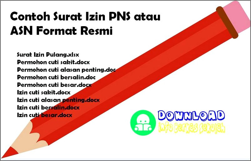 Contoh Surat Izin Pns Mengikuti Pentas Pai