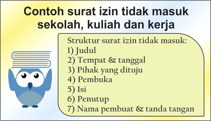 Contoh Surat Izin Sekolah Karena Mengikuti Khatam Alquran