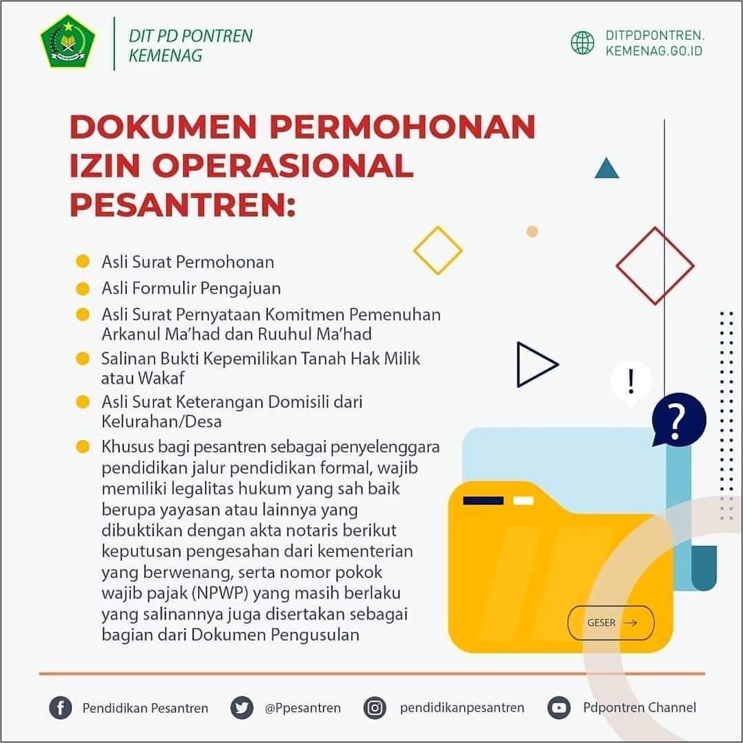 Contoh Surat Izin Tempat Pesantren Ramadhan