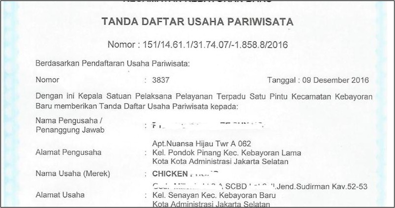 Contoh Surat Izin Tempat Untuk Foto