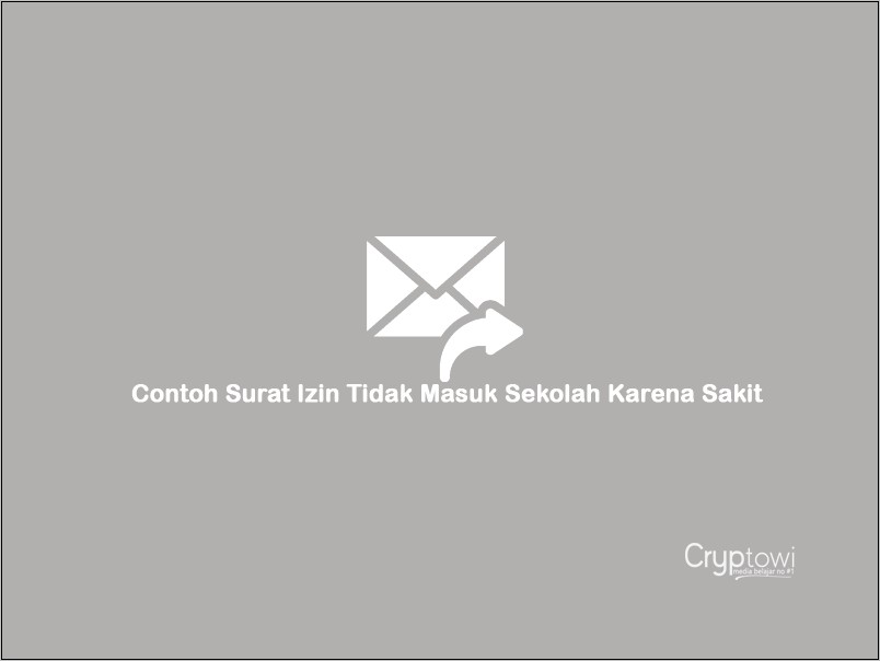 Contoh Surat Izin Tidak Masuk Sekolah Karena Bepergian