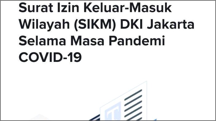 Contoh Surat Izin Tidak Masuk Selama 2 Hari