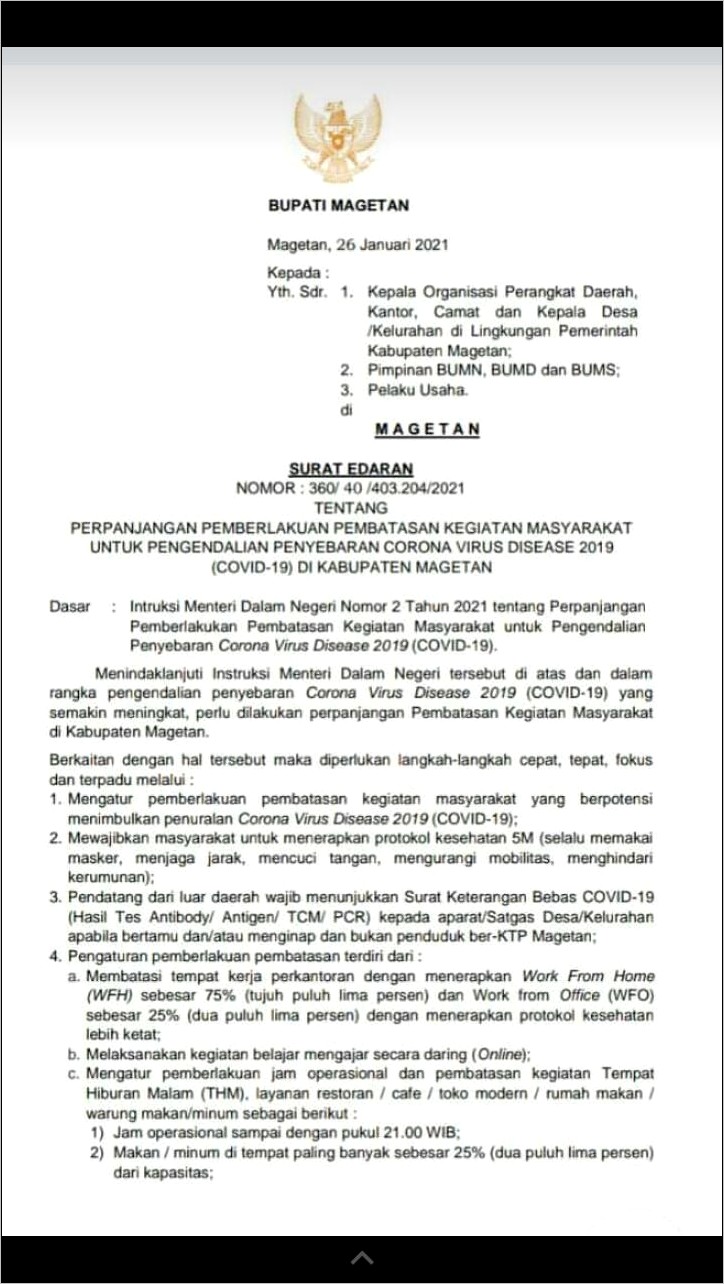 Contoh Surat Izin Untuk Mengikuti Bersih Desa