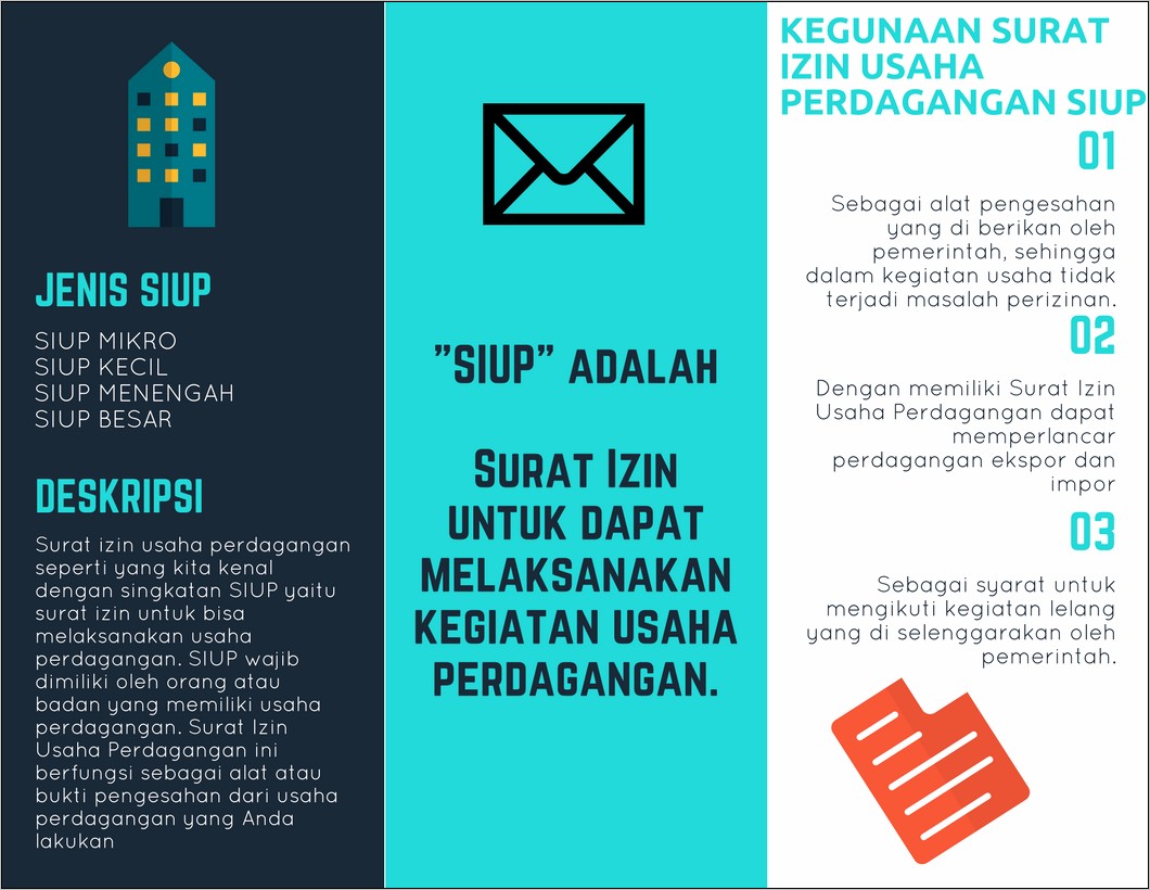 Contoh Surat Izin Usaha Perdagangan Siup Kecil