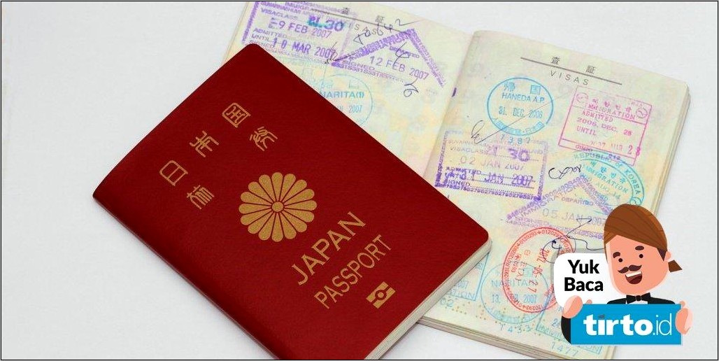 Contoh Surat Izin Visa Perusahaan Liburan Ke Jepang
