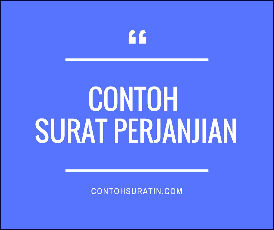 Contoh Surat Jual Beli Tempat Usaha