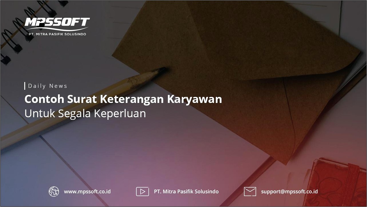 Contoh Surat Karyawan Aktif Perusahaan