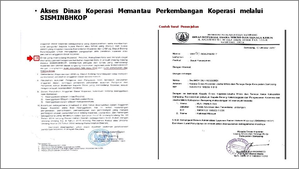 Contoh Surat Ke Dinas Koperasi