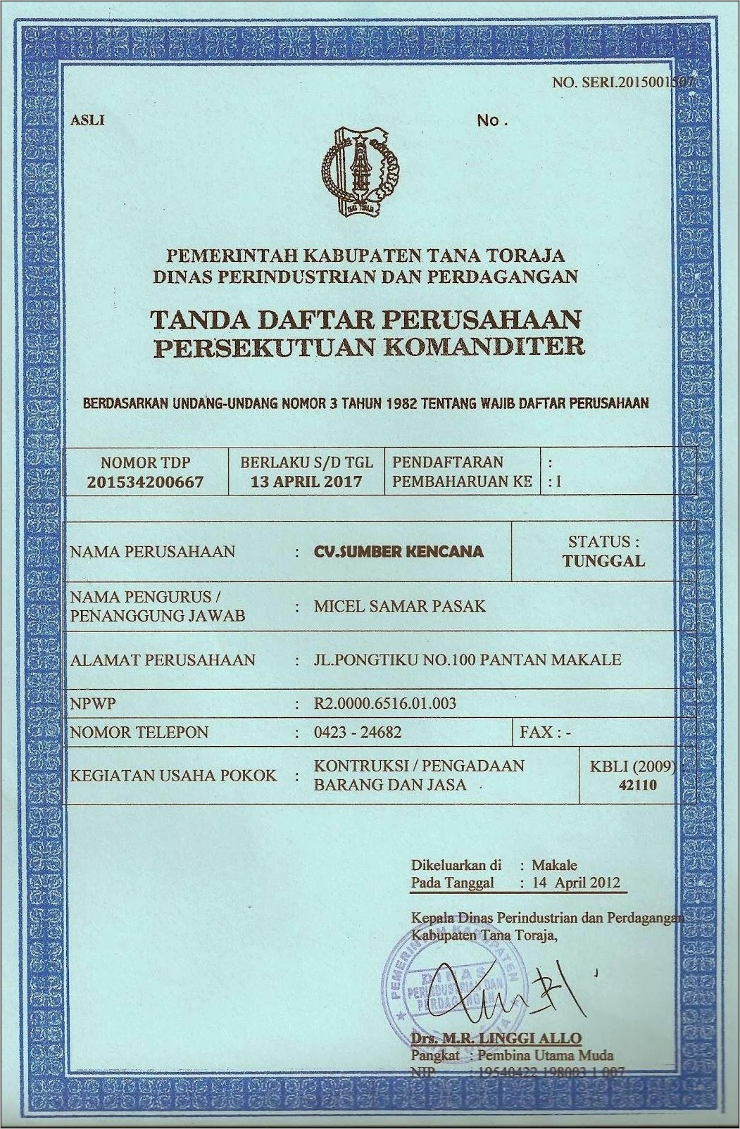 Contoh Surat Kebeberapa Perusahaan