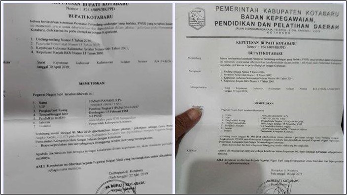 Contoh Surat Kepala Dinas Beserta Tanda Tangan